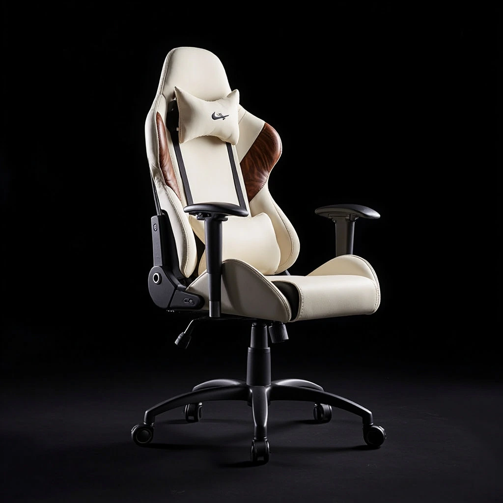 Ranked fourth gaming chair, straight-on studio shot