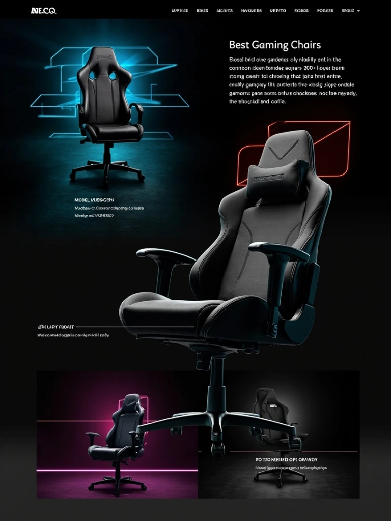 Budget gaming chair with racing bolsters
